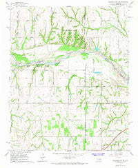 Oklahoma City SW Oklahoma Historical topographic map, 1:24000 scale, 7.5 X 7.5 Minute, Year 1965