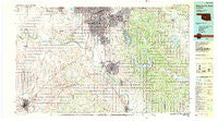 Oklahoma City South Oklahoma Historical topographic map, 1:100000 scale, 30 X 60 Minute, Year 1985