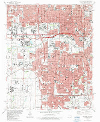 Oklahoma City Oklahoma Historical topographic map, 1:24000 scale, 7.5 X 7.5 Minute, Year 1986