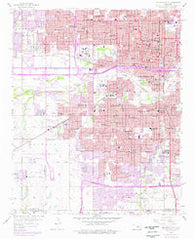 Oklahoma City Oklahoma Historical topographic map, 1:24000 scale, 7.5 X 7.5 Minute, Year 1956