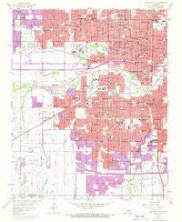 Oklahoma City Oklahoma Historical topographic map, 1:24000 scale, 7.5 X 7.5 Minute, Year 1956