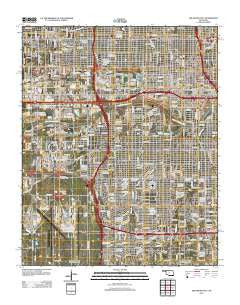 Oklahoma City Oklahoma Historical topographic map, 1:24000 scale, 7.5 X 7.5 Minute, Year 2012