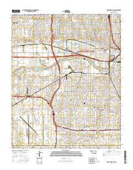 Oklahoma City Oklahoma Current topographic map, 1:24000 scale, 7.5 X 7.5 Minute, Year 2016