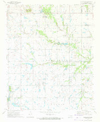Okmulgee NE Oklahoma Historical topographic map, 1:24000 scale, 7.5 X 7.5 Minute, Year 1971