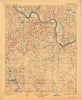 Okmulgee Oklahoma Historical topographic map, 1:125000 scale, 30 X 30 Minute, Year 1900