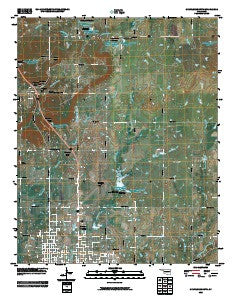 Okmulgee North Oklahoma Historical topographic map, 1:24000 scale, 7.5 X 7.5 Minute, Year 2010