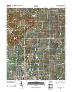Okmulgee North Oklahoma Historical topographic map, 1:24000 scale, 7.5 X 7.5 Minute, Year 2012