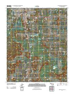 Okmulgee South Oklahoma Historical topographic map, 1:24000 scale, 7.5 X 7.5 Minute, Year 2012