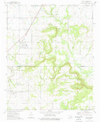 Oktaha Oklahoma Historical topographic map, 1:24000 scale, 7.5 X 7.5 Minute, Year 1974