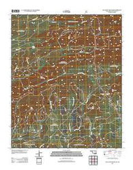 Old Glory Mountain Oklahoma Historical topographic map, 1:24000 scale, 7.5 X 7.5 Minute, Year 2013