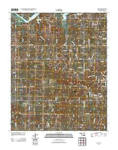 Olive Oklahoma Historical topographic map, 1:24000 scale, 7.5 X 7.5 Minute, Year 2012