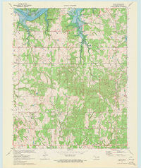 Olive Oklahoma Historical topographic map, 1:24000 scale, 7.5 X 7.5 Minute, Year 1970