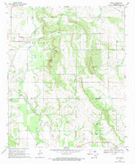 Olney Oklahoma Historical topographic map, 1:24000 scale, 7.5 X 7.5 Minute, Year 1969