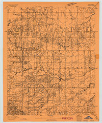 Omega Oklahoma Historical topographic map, 1:62500 scale, 15 X 15 Minute, Year 1893