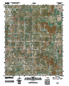 Oneta Oklahoma Historical topographic map, 1:24000 scale, 7.5 X 7.5 Minute, Year 2010