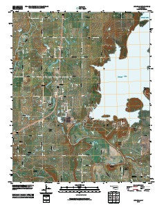 Oologah Oklahoma Historical topographic map, 1:24000 scale, 7.5 X 7.5 Minute, Year 2010