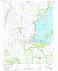 Oologah Oklahoma Historical topographic map, 1:24000 scale, 7.5 X 7.5 Minute, Year 1970