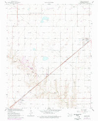 Optima Oklahoma Historical topographic map, 1:24000 scale, 7.5 X 7.5 Minute, Year 1967