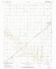 Optima Oklahoma Historical topographic map, 1:24000 scale, 7.5 X 7.5 Minute, Year 1967