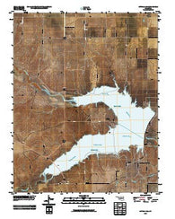 Optima Dam Oklahoma Historical topographic map, 1:24000 scale, 7.5 X 7.5 Minute, Year 2010
