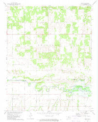 Orion Oklahoma Historical topographic map, 1:24000 scale, 7.5 X 7.5 Minute, Year 1972