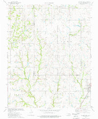 Orlando West Oklahoma Historical topographic map, 1:24000 scale, 7.5 X 7.5 Minute, Year 1974
