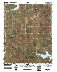 Orlando East Oklahoma Historical topographic map, 1:24000 scale, 7.5 X 7.5 Minute, Year 2010