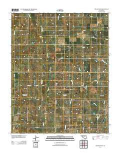 Orlando West Oklahoma Historical topographic map, 1:24000 scale, 7.5 X 7.5 Minute, Year 2012