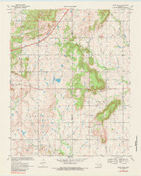 Osage Hills Oklahoma Historical topographic map, 1:24000 scale, 7.5 X 7.5 Minute, Year 1970