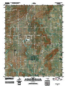 Osage Hills Oklahoma Historical topographic map, 1:24000 scale, 7.5 X 7.5 Minute, Year 2010