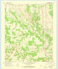 Overbrook Oklahoma Historical topographic map, 1:24000 scale, 7.5 X 7.5 Minute, Year 1964