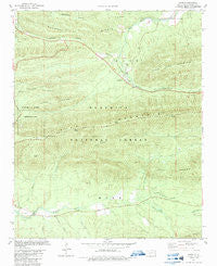 Page Oklahoma Historical topographic map, 1:24000 scale, 7.5 X 7.5 Minute, Year 1981