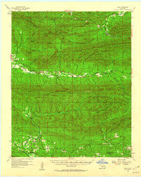 Page Oklahoma Historical topographic map, 1:62500 scale, 15 X 15 Minute, Year 1959