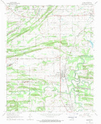 Panama Oklahoma Historical topographic map, 1:24000 scale, 7.5 X 7.5 Minute, Year 1968