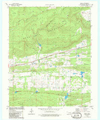 Panola Oklahoma Historical topographic map, 1:24000 scale, 7.5 X 7.5 Minute, Year 1979