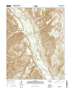 Parallel Oklahoma Current topographic map, 1:24000 scale, 7.5 X 7.5 Minute, Year 2016