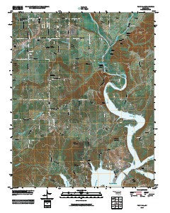 Park Hill Oklahoma Historical topographic map, 1:24000 scale, 7.5 X 7.5 Minute, Year 2010