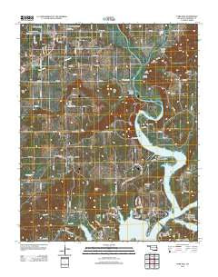 Park Hill Oklahoma Historical topographic map, 1:24000 scale, 7.5 X 7.5 Minute, Year 2012