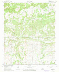Parker Oklahoma Historical topographic map, 1:24000 scale, 7.5 X 7.5 Minute, Year 1967