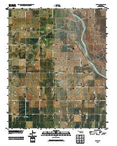 Parvin Oklahoma Historical topographic map, 1:24000 scale, 7.5 X 7.5 Minute, Year 2010