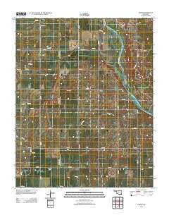 Parvin Oklahoma Historical topographic map, 1:24000 scale, 7.5 X 7.5 Minute, Year 2012