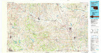 Pauls Valley Oklahoma Historical topographic map, 1:100000 scale, 30 X 60 Minute, Year 1986