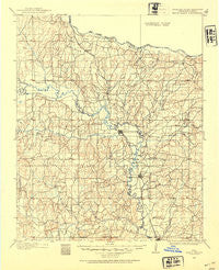 Pauls Valley Oklahoma Historical topographic map, 1:125000 scale, 30 X 30 Minute, Year 1898
