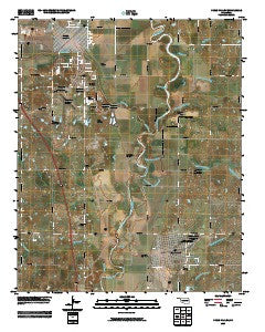 Pauls Valley Oklahoma Historical topographic map, 1:24000 scale, 7.5 X 7.5 Minute, Year 2009