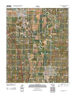 Pauls Valley Oklahoma Historical topographic map, 1:24000 scale, 7.5 X 7.5 Minute, Year 2012
