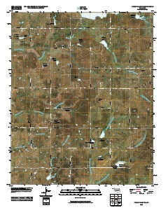 Pauls Valley NE Oklahoma Historical topographic map, 1:24000 scale, 7.5 X 7.5 Minute, Year 2010