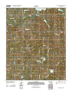 Pauls Valley NE Oklahoma Historical topographic map, 1:24000 scale, 7.5 X 7.5 Minute, Year 2012