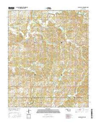 Pauls Valley NE Oklahoma Current topographic map, 1:24000 scale, 7.5 X 7.5 Minute, Year 2016