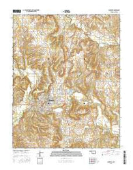 Pawhuska Oklahoma Current topographic map, 1:24000 scale, 7.5 X 7.5 Minute, Year 2016