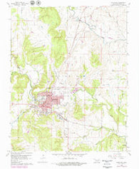 Pawhuska Oklahoma Historical topographic map, 1:24000 scale, 7.5 X 7.5 Minute, Year 1960